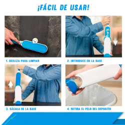 COMBO QUITA PELOS GUANTE+CEPILLO