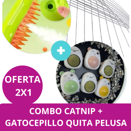 copy of Combo Catnip Gatocepillo Quita Pelusa