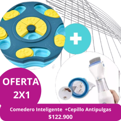 OFERTA CEPILO ANTIPULGAS + COMEDERO INTELIGENTE